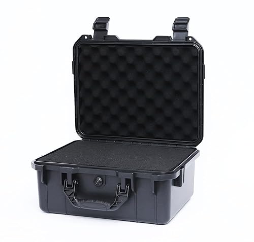 14in Waterproof Hard Shell Case with DIY Customizable Foam Insert (13 x 9.6 x 5.7in Interior)