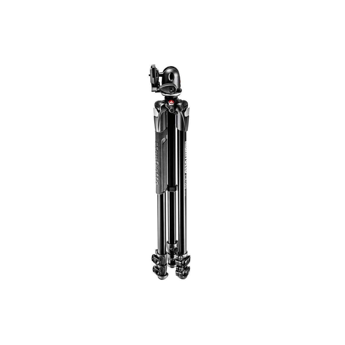 Manfrotto 290 Xtra Aluminum 3-Section Tripod Kit with Ball Head (MK290XTA3-BHUS)