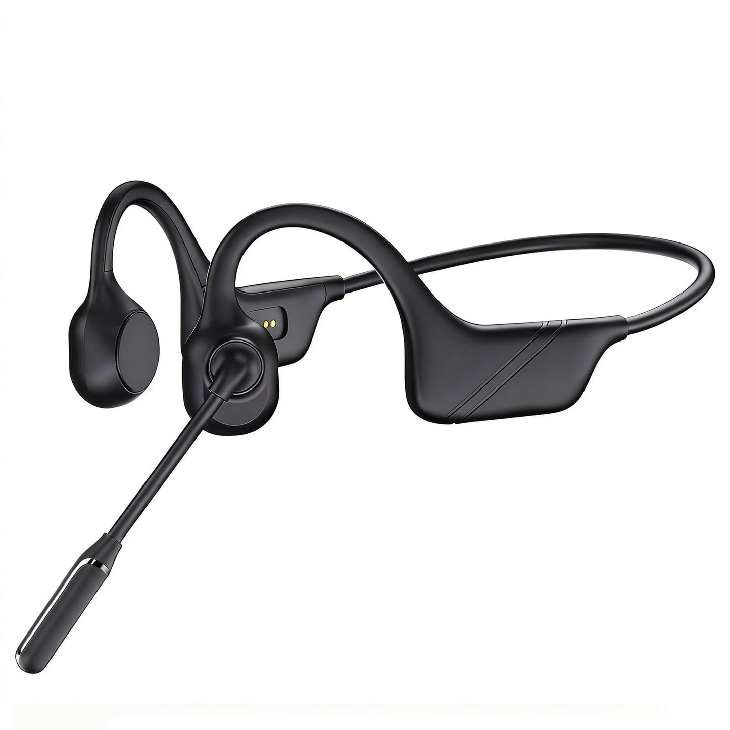 Open-Ear Headphones with Noise-Canceling Mic, Bone Conduction Headphones