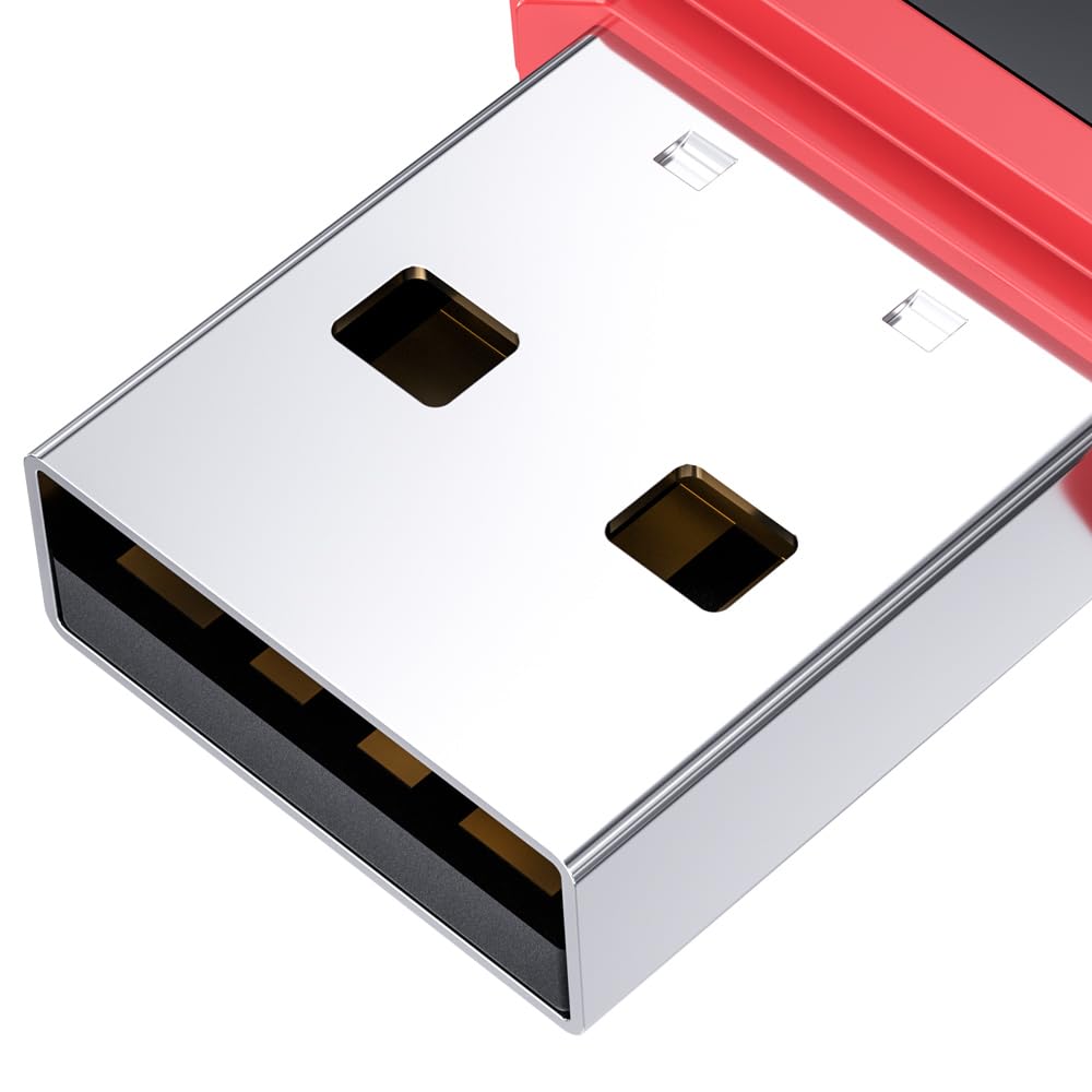 VegGieg - V-UB502 - USB Bluetooth 5.0 Adapter for Desktop PC - Mini Bluetooth Dongle Receiver & Transmitter for Laptop Computer - Support Headphones