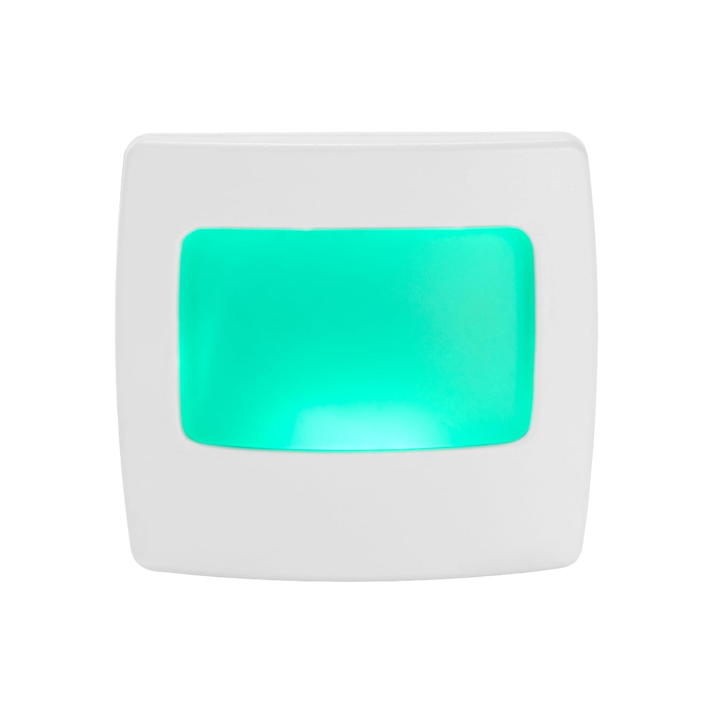 Maxxima Mini Green Always On LED Night Light - Ideal Plug-in Lighting for Bedrooms, Bathrooms, Kitchens, Kids' Nursery, Hallways, Stairs or Any Dark