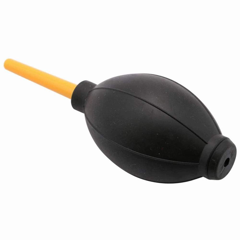 GearFend Dust Cleaner Strong Cleaning Air Blower for All DSLR Camera & Camcorders, Lens, LCD Screens, etc + Microfiber Cloth
