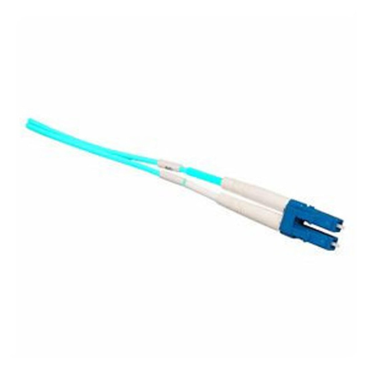 Allen Tel GBLCT-D4-03 Fiber Optic Cable Assembly Patch Cord, LC To ST, Duplex Cable, Multimode Fiber, 3-Meter Length, Aqua Jacket