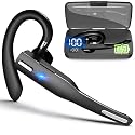 epekops AI Bluetooth Headset Wireless Bluetooth Headphone Earphone Earpiece with Translation, Noise Cancelling, Last 72H, Single-Ear Earbuds