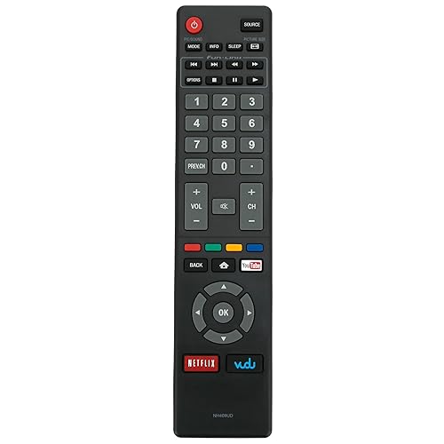 NH409UD Replace Remote Control fit for Magnavox LED Smart HDTV TV 32MV304X 32MV304XF7 40MV324X 40MV336X 50MV314X 55MV314X 43MV314X 43MV314XF7 NH410UP