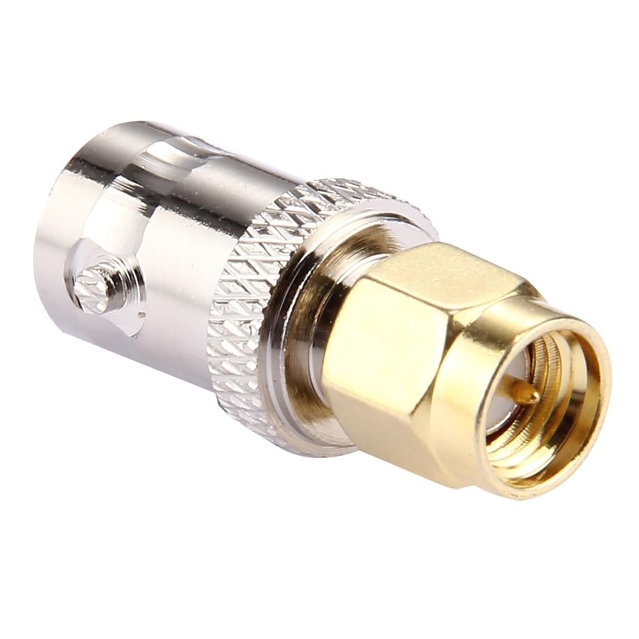 DHT Electronics 2pcs RF coaxial Coax Adapter SMA Male to BNC Female