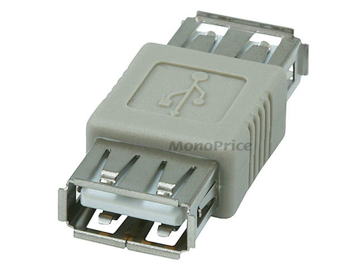Monoprice USB 2.0 A Female to A Female Coupler Adapter (100362)