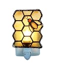 HUIMEIJU Tiffany Glass Night Light for Bedroom, Study, Aisle