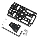 NICEYRIG Multifunctional Cheese Easy Plate Kit with V-Lock Male Adapter for Railblock, Dovetail and Short Rod