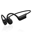 Bone Conduction Headphones, Wireless Bluetooth Open-Ear Sports Headphones with Mic, Type-C Quick Charging Long Battery Life, Upgrade Waterproof
