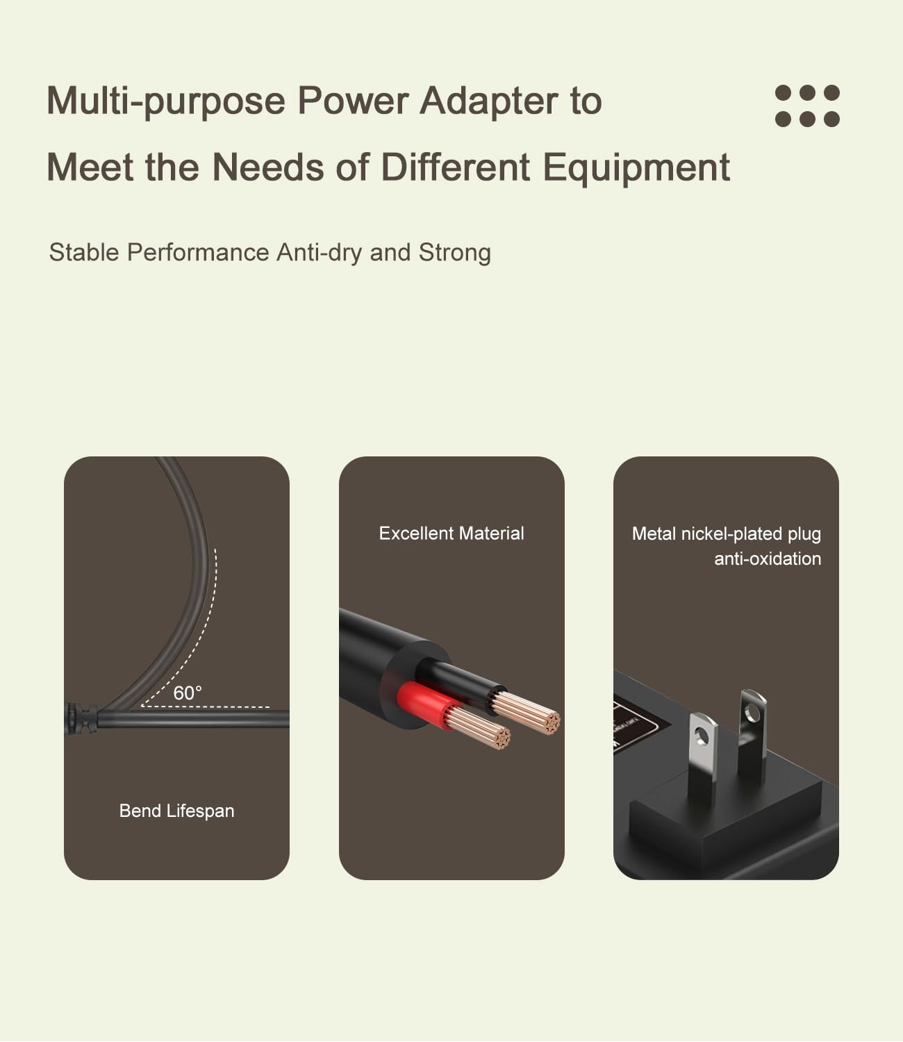 12V 2A AC/DC Power Supply Adapter for WD Western Digital, My Book Essential External, Hard Drive HDD, WD TV Live Hub Media Center, WD My Cloudn, 6ft…