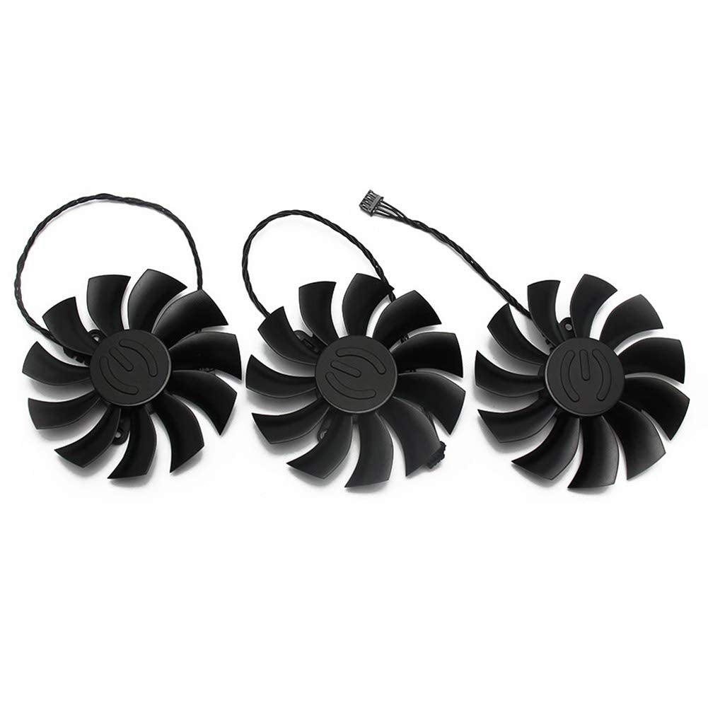 PLA09215B12H 12V 0.55A 4Pin for EVGA GTX1080TI FTW3 GTX 1080 Ti Black Elite Fan Graphics Card Cooling Fan (3PCS)