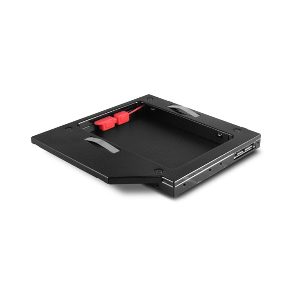 Vantec SSD/HDD Aluminum Caddy for 12.7mm ODD Laptop Drive Bay (MRK-HC127A-BK)
