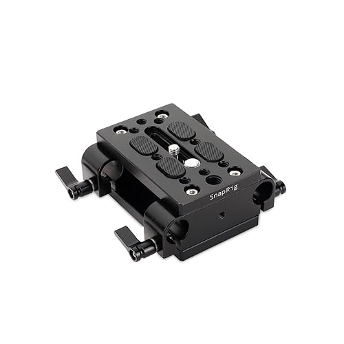 PROAIM SnapRig Camera Baseplate with Tripod Mount. Dual Mounting & 15mm Rod Support. (BP-01)