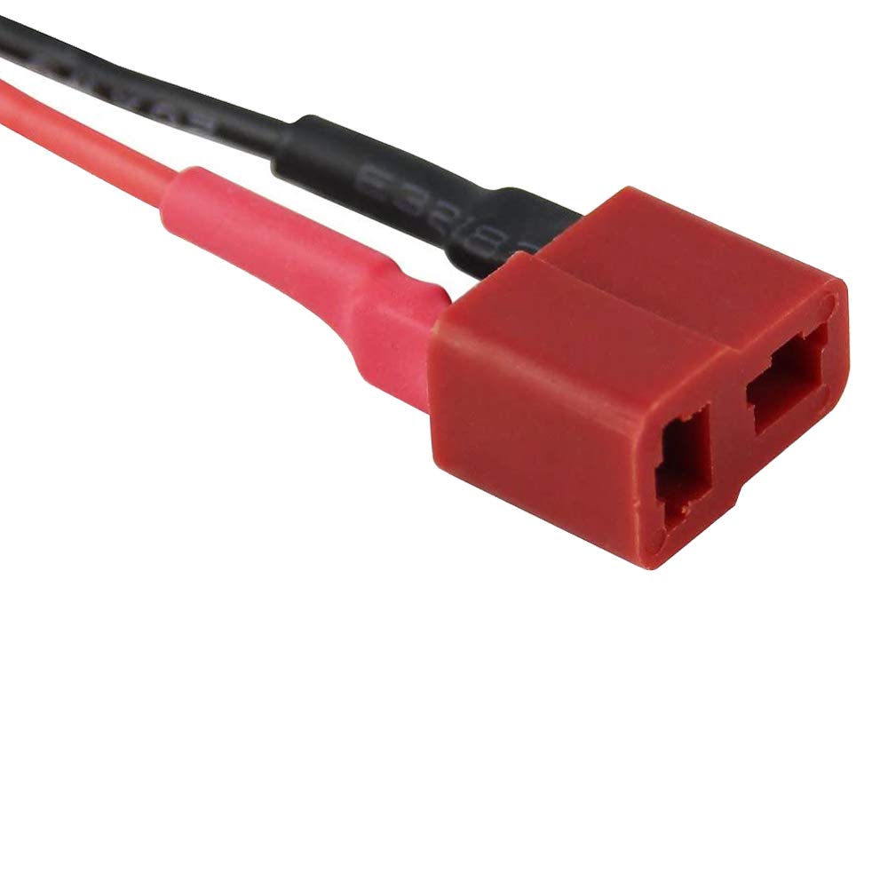 Yiqigou 3pcs Deans T Male Female Plug Connector to JST Male Female Plug Connector Adapter Cable Wire Lead with 10cm 20AWG Wire (Deans Female to jst