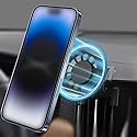 Zchan Car Phone Holder Mount for Volvo S90/V90 2017-2026 Car Accessories Car Mount 360°Rotation for Car Phone Holder Magnetic Hands Free Compatible