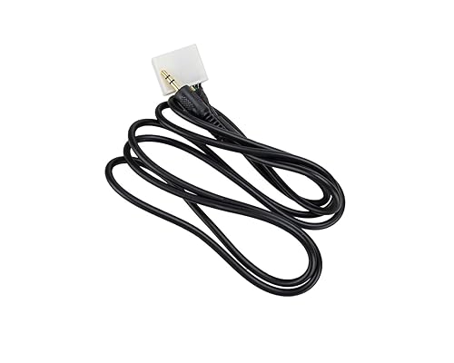 LXOINAGO AUX Audio Input 3.5mm Adapter Cable Compatible for Toyota Corolla Prius 4Runner Camry Highlander