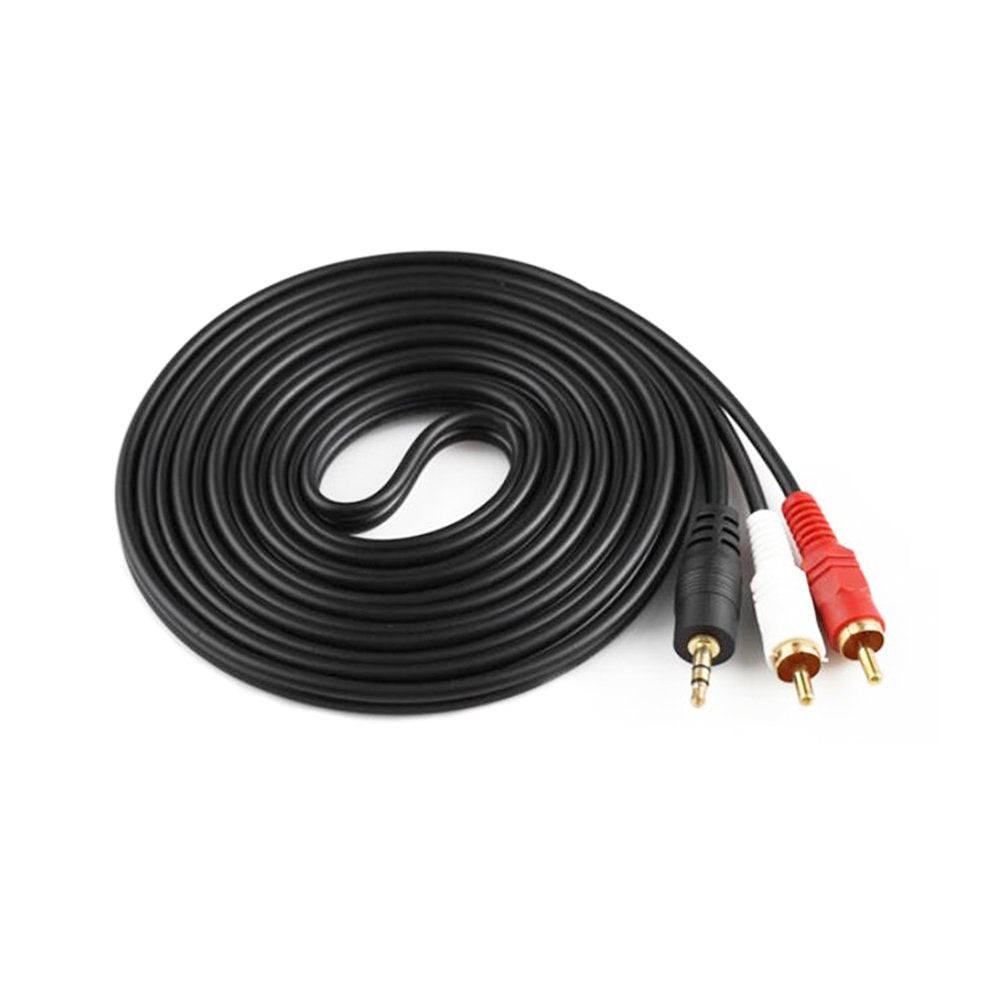 DTOL 3.5mm Male Audio Video Extension Cable RCA Male Extension 3.5mm to RCA Cable 9 Feet