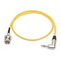 SZYingXian Timecode Cable Elbow 3.5mm to Straight/Right Angle BNC/SDI Cord for Canon C300/500, ARRI Amira, Zoom F8/F4, Blackmagic Pyxis, Sony Venice