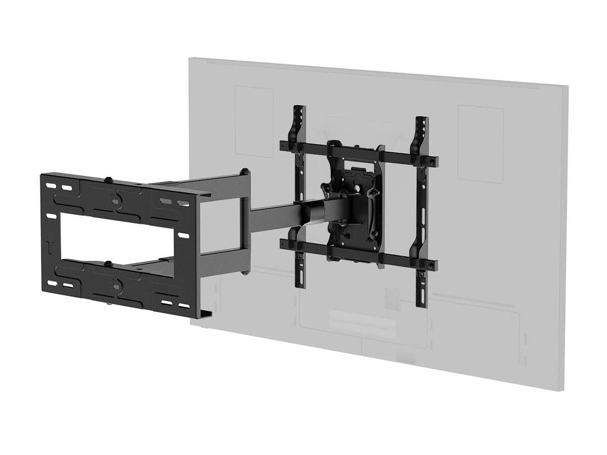 Monoprice 360 Full-Motion Articulating TV Wall Mount - Portrait and Landscape, for TVs 40in to 75in, Weight Capacity 110 Lbs, Extension 3.3in