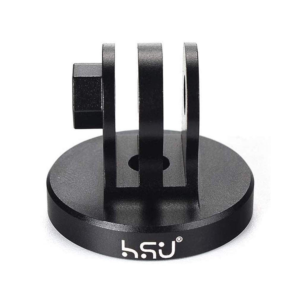 HSU Aluminum Alloy Metal GoPro Tripod/Monopod Mount with Aluminum Thumbscrew for GoPro Hero 13, 12, 11, 10, 9, 8, 7, 6, 5, 4, 3+, 3, 2, 1 HD, AKASO