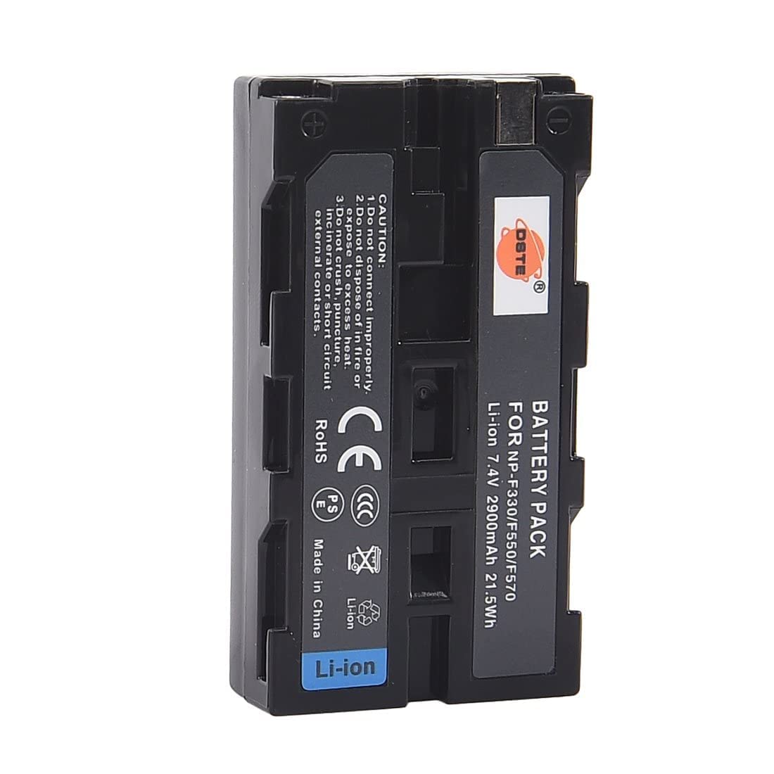 DSTE NP-F550 Battery and DC01 Travel and Car Charger Adapter Compatible with Sony CCD-RV100 SC5 TR1 TR917 Camera CN-160 CN304 YN 300 VL600 LED Video