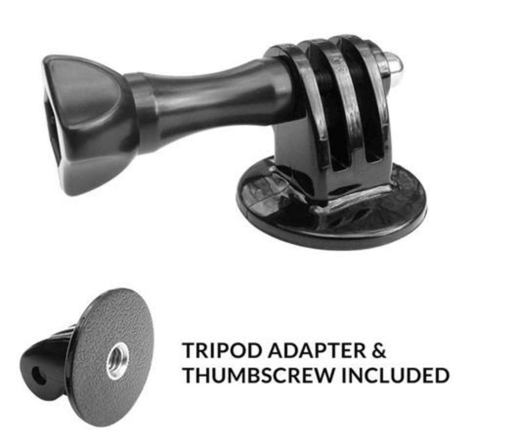 GOWORX Free Ride Mount. 3 in 1 Action Camera Mount + Tripod Adapter for iPhone, Galaxy & All Other Smart Phones