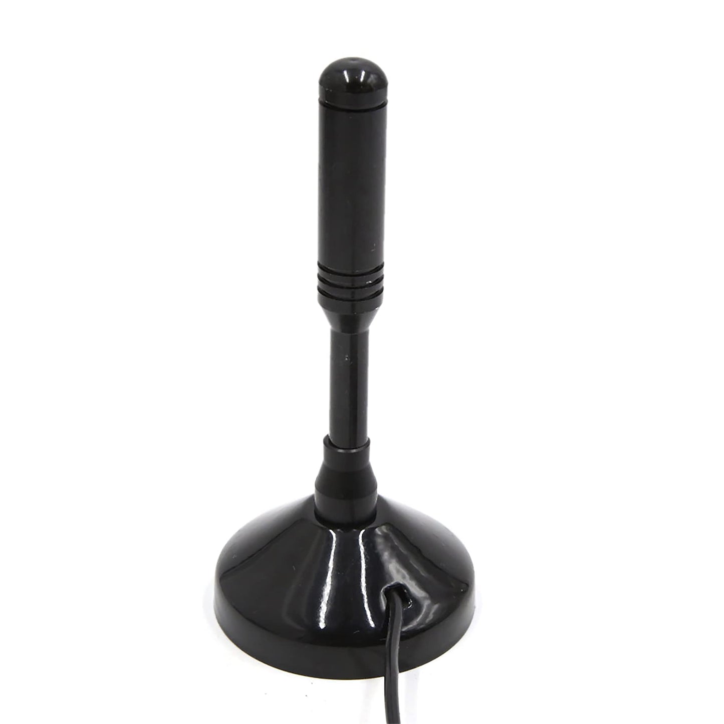 uxcell Universal Black Auto Car Magnet Base AM FM Radio Signal Antenna Aerial
