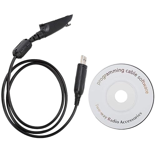 Tosuny USB Programming Cable for HT750 HT1250 PRO5150 GP328 GP340 GP380 GP640 GP680 GP960 GP1280 PR860 MTX850 PTX760 Radio, 1m/39.37inch Write