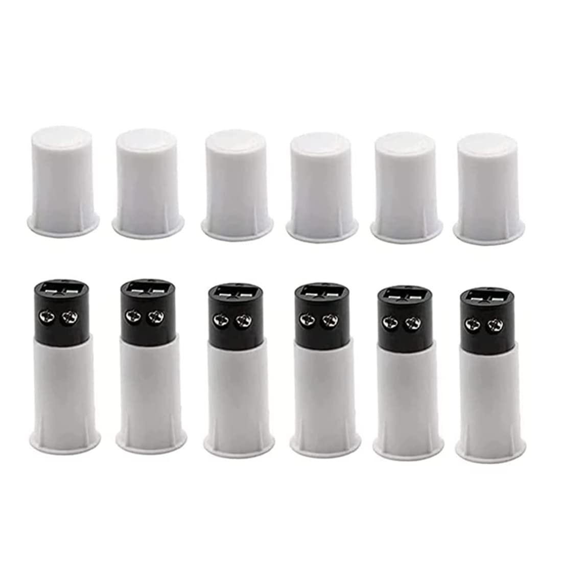 MC-33C Normally Closed Recessed Window Door Contact Sensor Alarm Magnetic Reed Switch - (6 Sets)