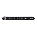 CyberPower CPS1215RMS Surge Protector, 120V/15A, 12 Outlets, 15 ft Power Cord, 1U Rackmount