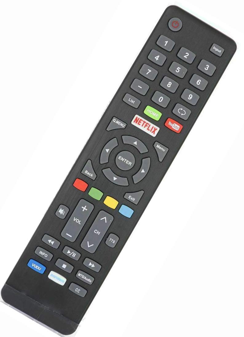 Universal Remote Control for Element TV Remote with YouTube VUDU Netflix Pandara Keys