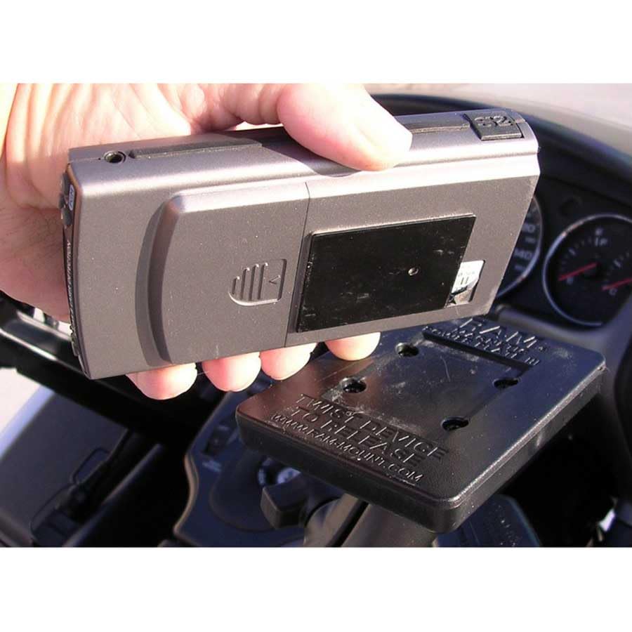 RAM MOUNTS Power Plate III Magnetic Holder with AMPS Hole Pattern, Universal Device Mount for Radar Detector, Phone & Accessories RAP-300-1U