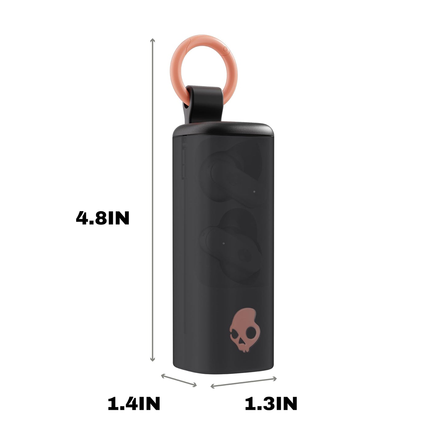 Skullcandy Dime Evo Wireless Earbuds, Bluetooth Headphones, Noise Isolating Fit, Up to 36 Hours Battery, Microphone for iPhone Android, Easy Carry