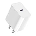 Fast USB C Charger Block, for iPhone 17/16/15/14/13/12/11/Apple MagSafe/AirPods, Type C Wall Charger Cube, 20W USB-C Power Adapter Plug, Fast Charging