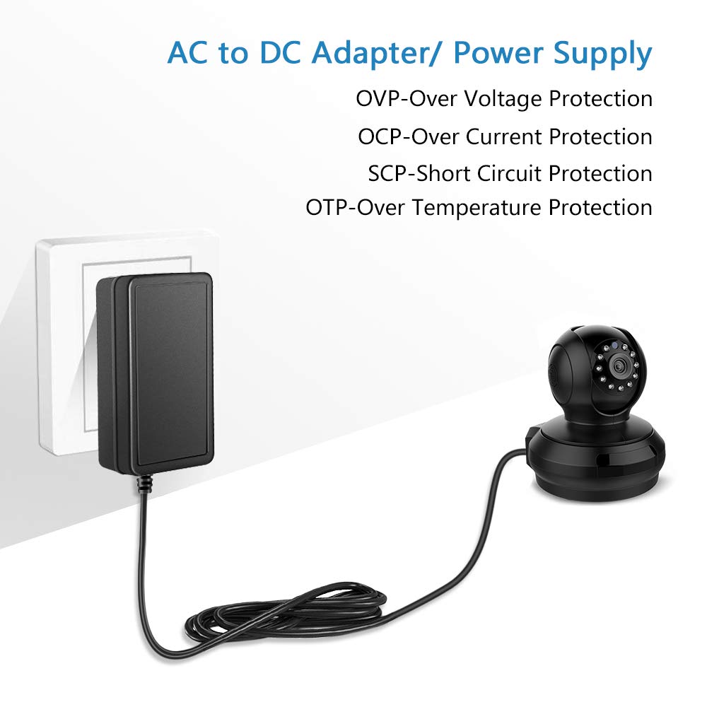 SHNITPWR 24V Power Supply 3A 72W AC/DC Adapter 100V~240V AC to DC 24 Volt 72W 3amp 2.7A 2.5A 2A Converter Transformer with 5.5x2.5mm Plug for LED…