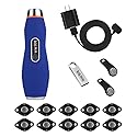 JWM iButton Guard Tour System with Flashlight, Security Patrol Wand with Free Cloud & Standalone Software, Alarm Clock and Pedometer for Hotel
