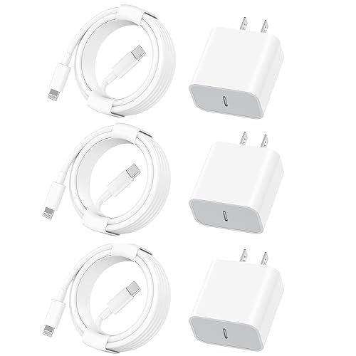 ?Apple MFi Certified?iPhone Charger Fast Charging,3Pack Apple Charger Adapter Super Fast Charger iPhone 6FT USB C to Lightning Cable Cord for iPhone
