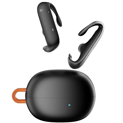 Open Earbuds,Deep bass Non In Ear Bluetooth Headphones,Comfortable Sports Open Ear Wireless Earphones with High Fidelity Sound,Immersive experience…