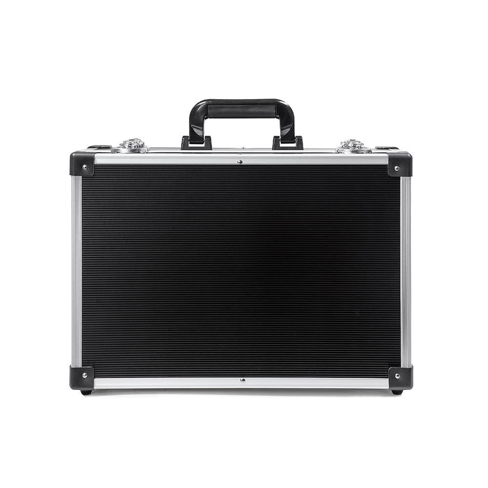 AxiGear 18in Aluminum Hard Case with DIY Customizable Foam Insert (18 x 13 x 5in Interior)