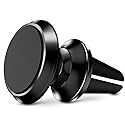 IFLASH Magnetic Mount, Aluminum Universal Air Vent Magnetic Car Mount Phone Holder, 360 Degree Rotation for Multi-Angle View, Cradle-Less Car Phone