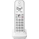 PANASONIC Additional Cordless Phone Handset for use with KX-TGD53x Series Cordless Phone Systems - KX-TGDA50W1 (White)