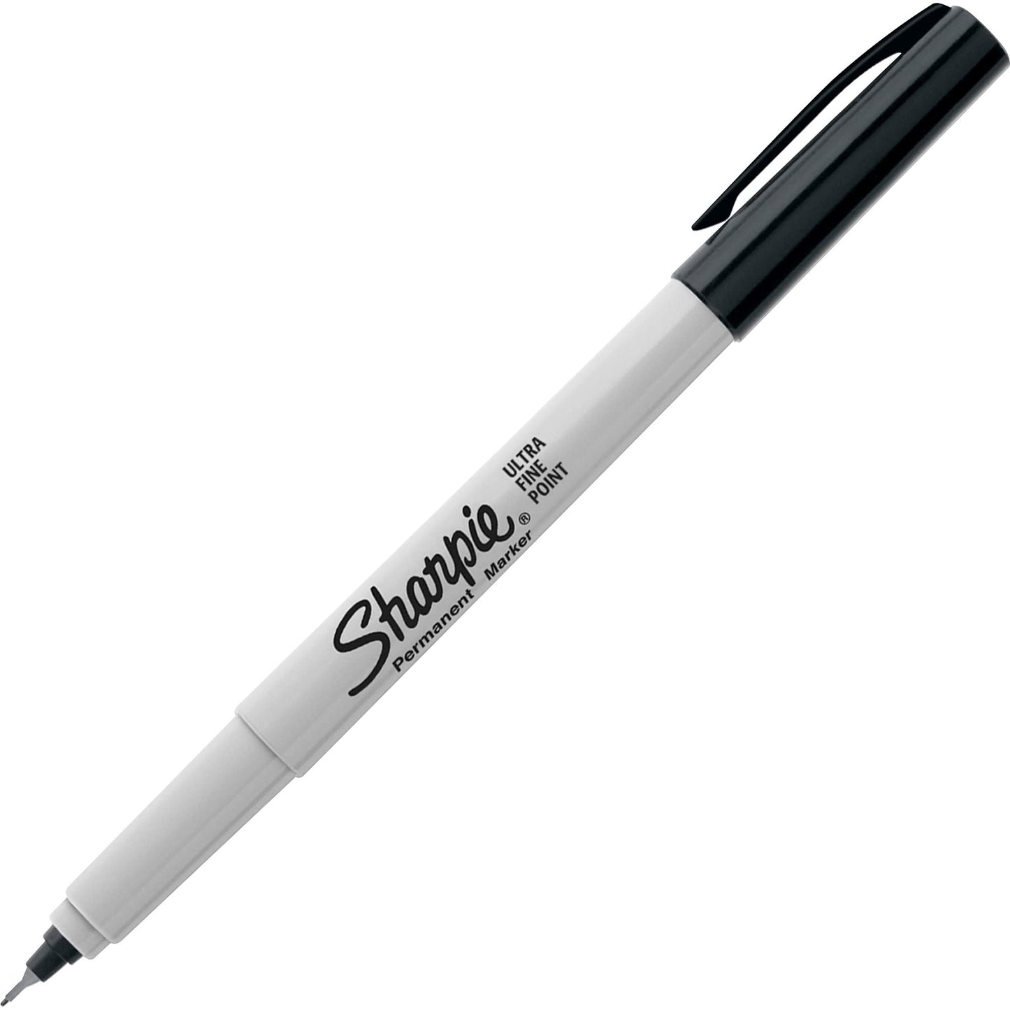 Sharpie Permanent Markers, Ultra Fine Point, Black, 5 Count - Home, School, Office Supplies