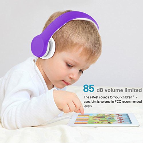YUSONIC Kids Headphones with Cord, Toddler Headphones with Sharing Function, 85dB/93dB Safe Volume Limit, for Toddler Children Baby Boys Girls…