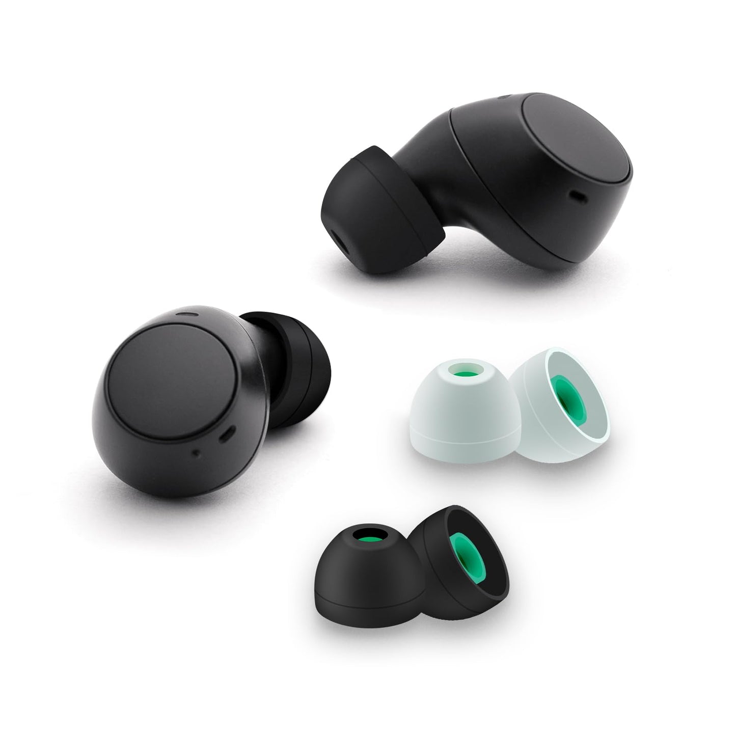 Klowcok Replacement Silicone Ear Tips for Sony WF-C700N / WF-C710N / WF-C510 / WF-C500 Wireless Earbuds, Compatible with Sony WI-C100 /WI-C200
