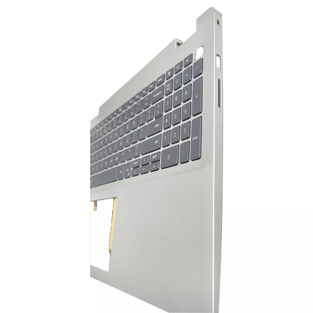 FAMUGOS Palmrest Cover and Backlit Keyboard NO-Type-C Replacement for Dell Inspiron 5593 V5JHC 0V5JHC