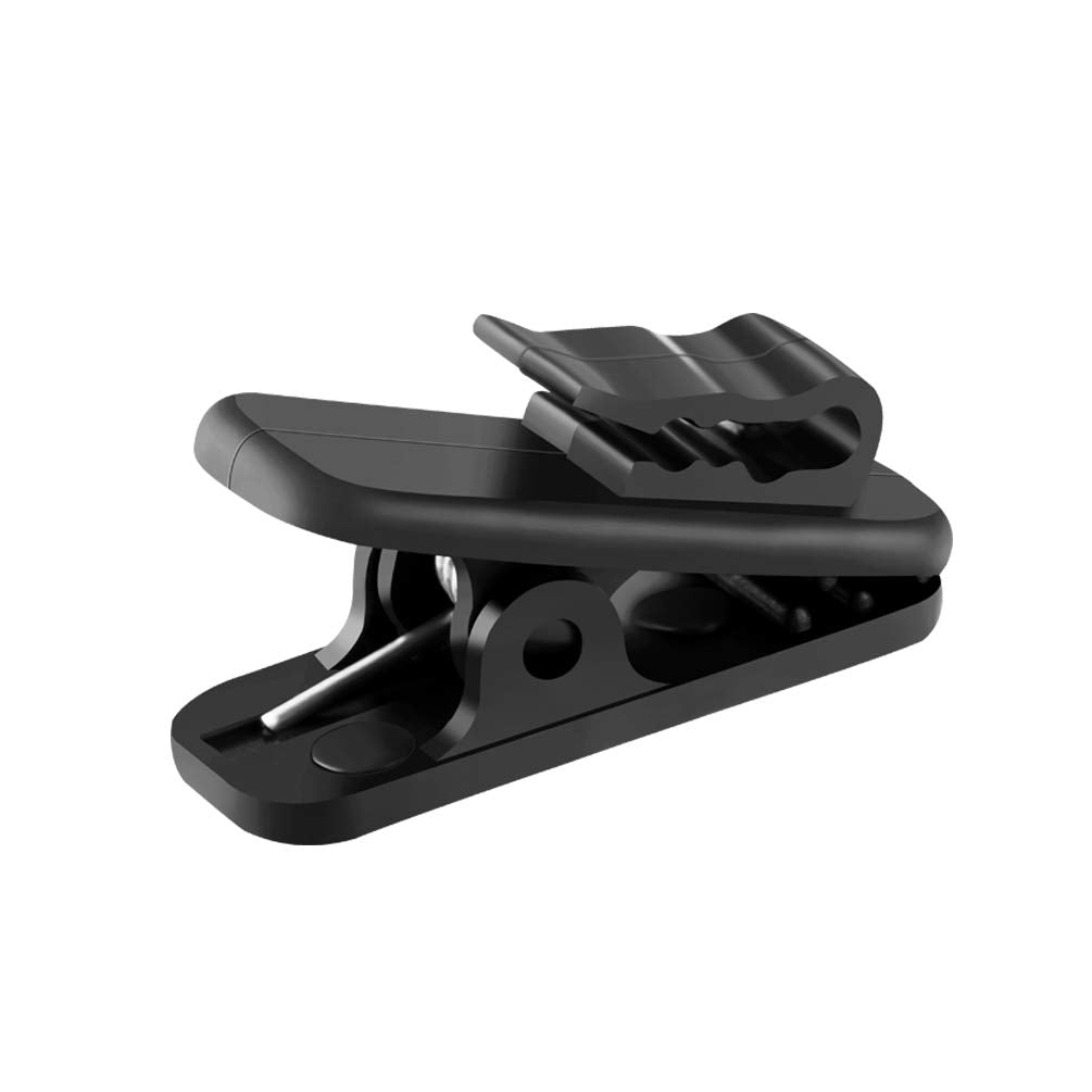 FENGWANGLI Headphone Clip for Shirt, 1 Inch Length Small Earbud Cord Management Earphone Mount Cable Clothing Clip to Keep Microphone Cord in Place…