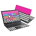 MightySkins Skin Compatible with Acer Aspire E15 ES1-511 15.6" Cover wrap Sticker Skins Hot Pink Chevron