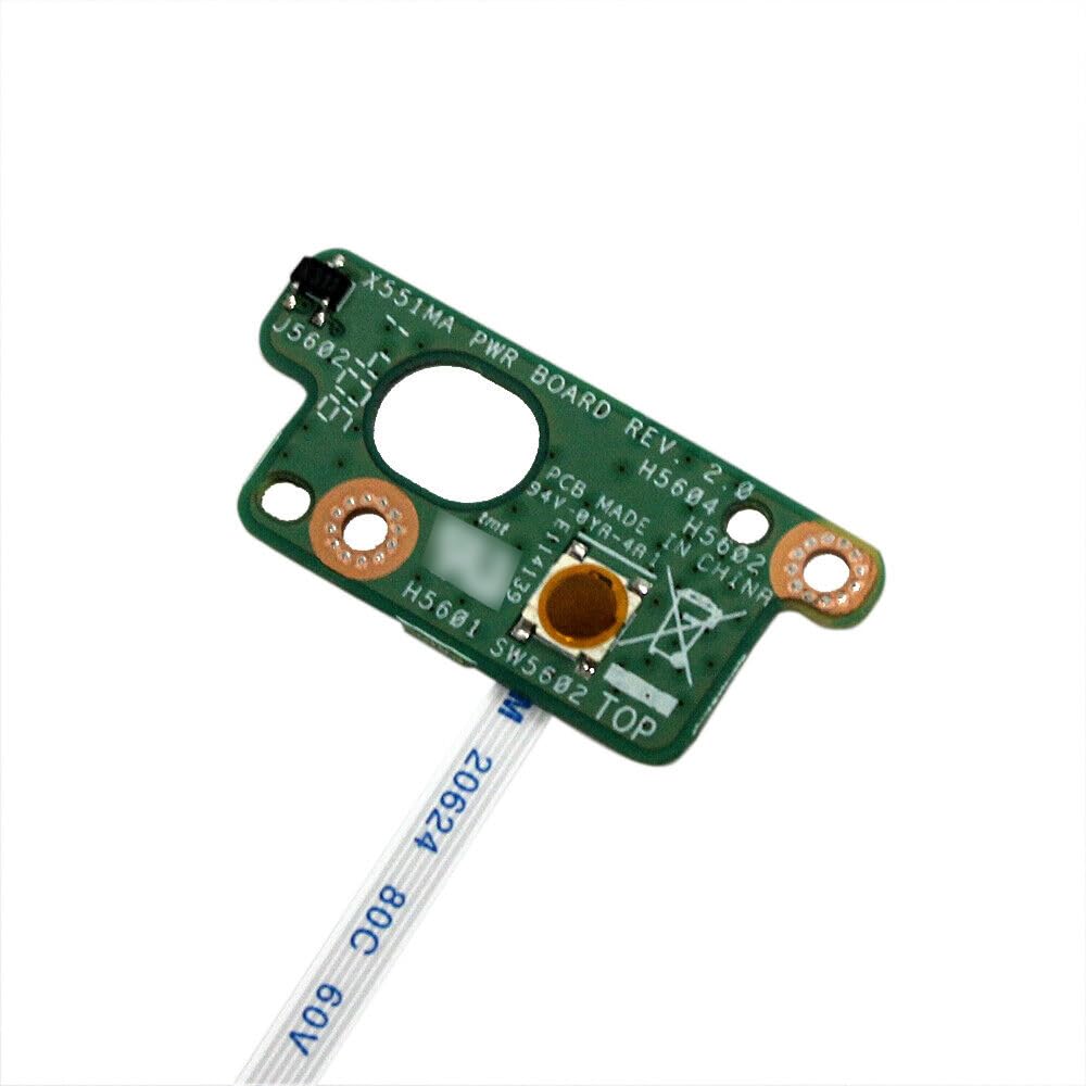 Zahara Power Button Board with Cable Replacement for Asus X551 X551M X551MA X551MAV / X551C X551CA