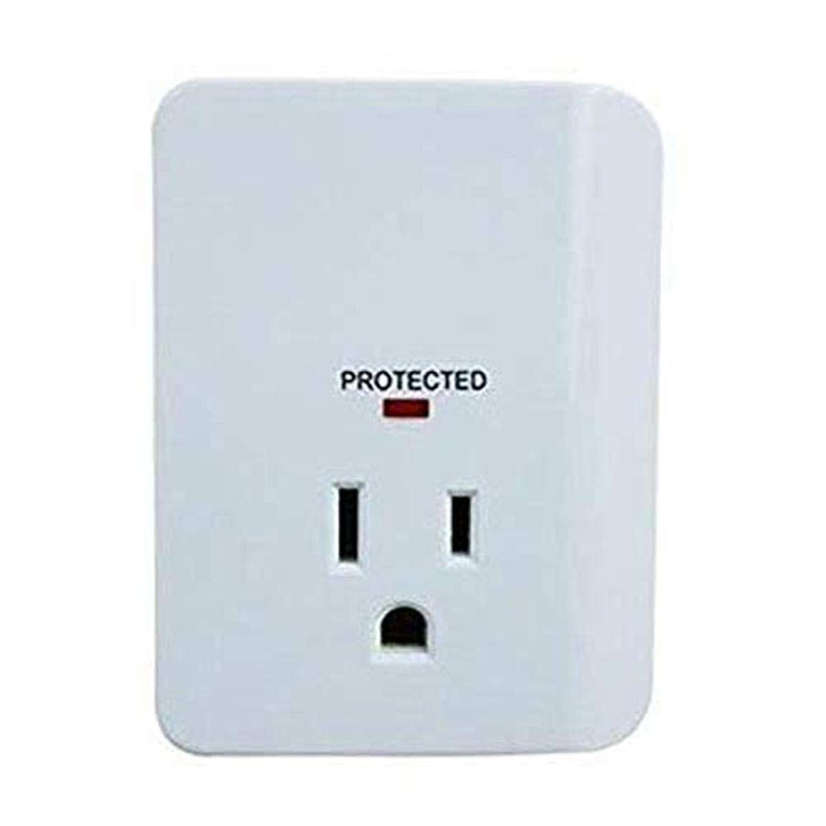 Master Electrician CT-042F Single Power Outlet Surge, White